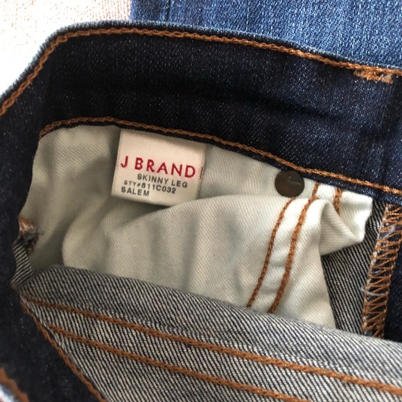 J Brand Jeans Women’s Size 27 811 Salem Distressed Skinny - Picture 5 of 7